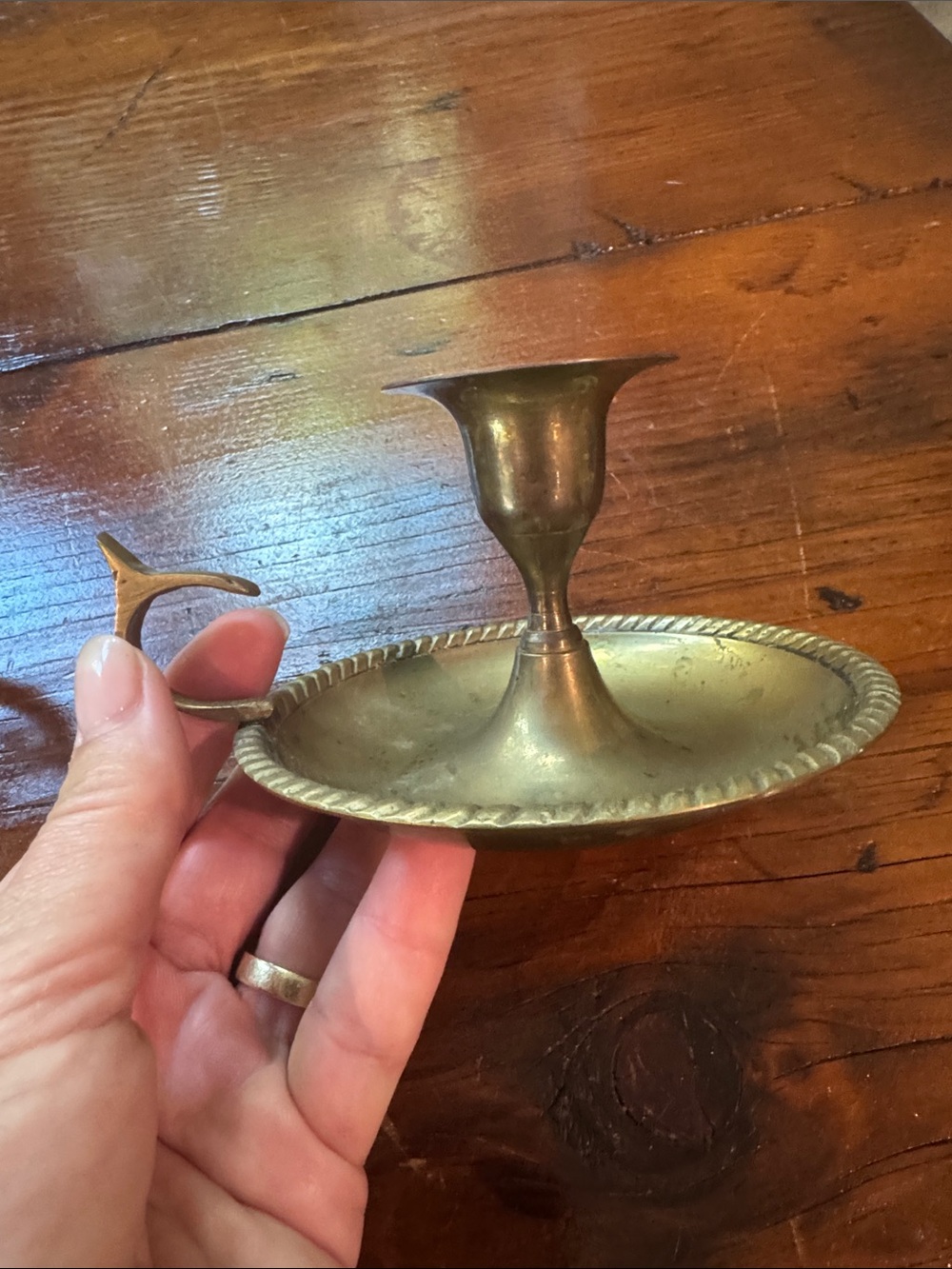 Two Brass Candle stick holders - Picture 6 of 9